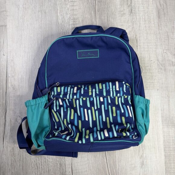 Vera Bradley Other - Vera Bradley Katalina Showers Blue Multicolored Medium Backpack School Retired